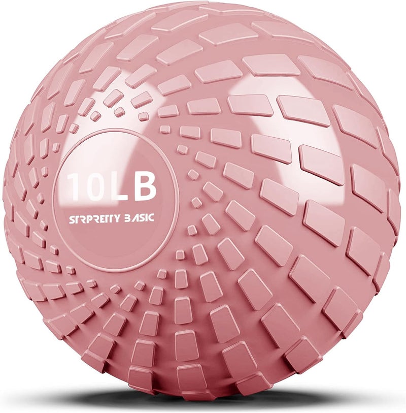 STRPRETTY BASIC Medicine Ball 10 lbs Slam Ball Weighted Balls for Exercise Strength and Crossfit Workout - Image 1